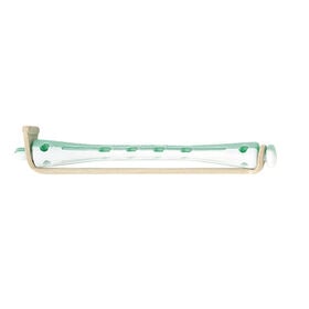 Sibel Vented Perm Rods Green/White, 6mm, Pack of 12