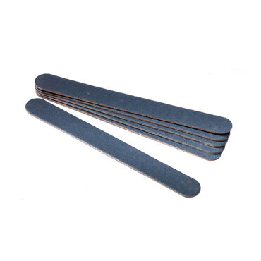 Star Nails Black Narrow Wood Straight File 180/180 Grit Pack of 12