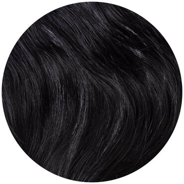 Wildest Dreams Clip In Full Head Human Hair Extension 18 Inch - 1 Blackest Black