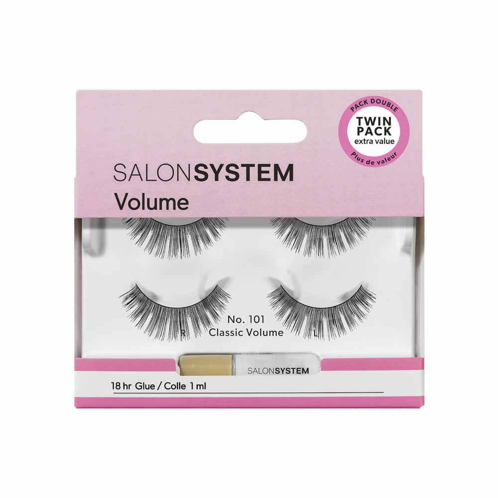 Salon System Natural Strip 101 Volume Twin Pack