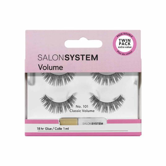Salon System Natural Strip 101 Volume Twin Pack