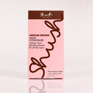 Shush Root Concealer Velvety Root Blending Powder - Medium Brown 3g