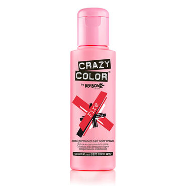 Crazy Color Crazy Color Semi Permanent Hair Colour Cream - Fire 100ml