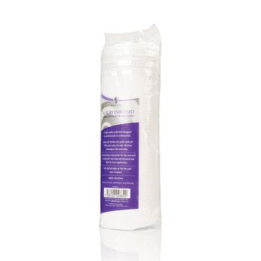 S Professional Luxury Embossed Cotton Wool Duo Pads 100 Pack