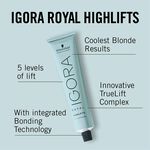 Schwarzkopf Professional Igora Royal Highlifts Permanent Hair Colour - 10-49 Ultra Blonde Beige Violet 60ml
