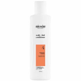 Nioxin System 4 Scalp + Hair Thickening Conditioner for Coloured, Dry and Damaged Hair with Progressed Thinning 300ml