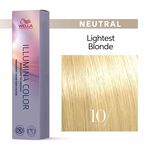 Wella Professionals Illumina Colour Tube Permanent Hair Colour - 10/ Lightest Blonde 60ml