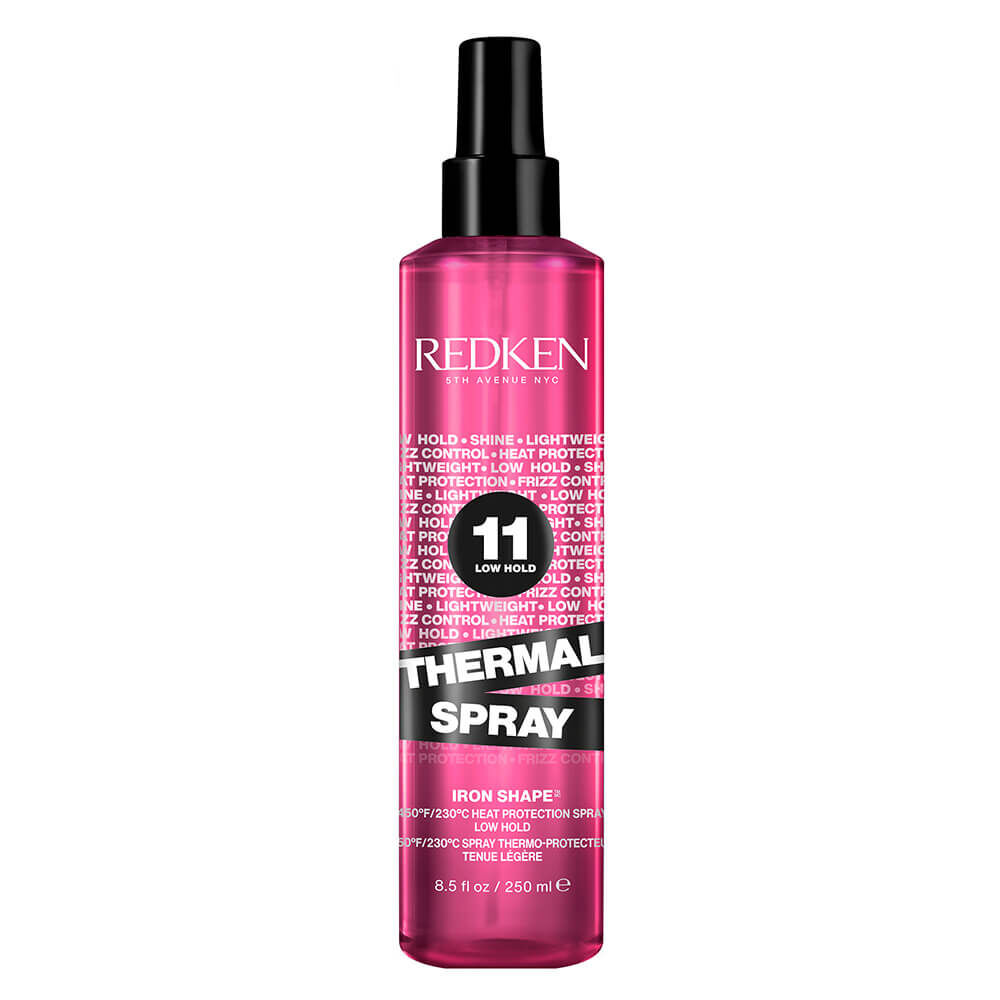 Flat iron shop without heat protectant