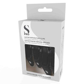 S-PRO Gator Clips, Pack of 4 Black