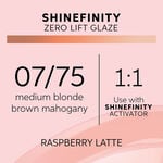 Wella Professionals Shinefinity Zero Lift Glaze - 07/75 Cool Raspberry Latte 60ml