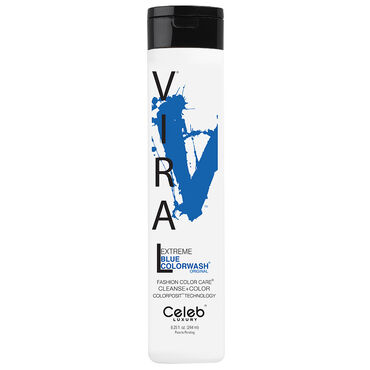Celeb Luxury Viral Semi Permanent Colorwash Shampoo - Extreme Blue 244ml