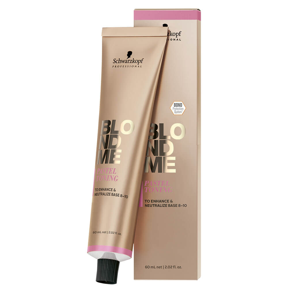 Schwarzkopf Professional BlondMe Pastel Toning Permanent Hair Colour - Brown-Mahogany 60ml