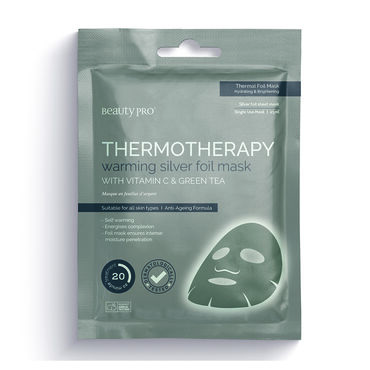 BeautyPro Thermotherapy Warming Silver Foil Face Mask 25ml