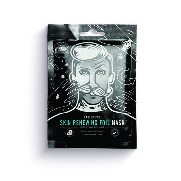 Barber Pro Skin Renewing Foil Mask with Hyaluronic Acid & Q10 25ml