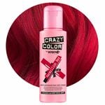 Crazy Color Semi Permanent Hair Colour Cream - Vermillion Red 100ml
