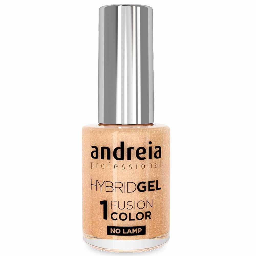 Andreia Professional Hybrid Gel - Fusion Color ID3 Champagne Nude With Gold Sparkles 10.5ml