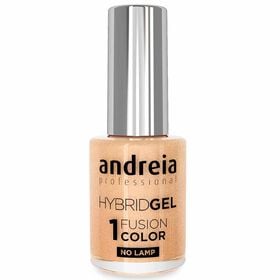 Andreia Professional Hybrid Gel - Fusion Color ID3 Champagne Nude With Gold Sparkles 10.5ml