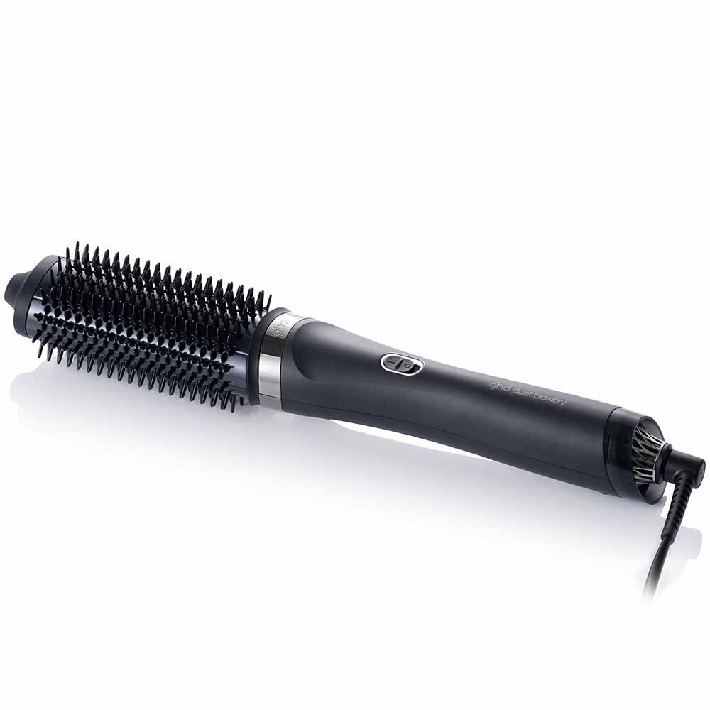 ghd Duet Blowdry Hair Dryer Brush in Black Hot Brushes Sally Beauty