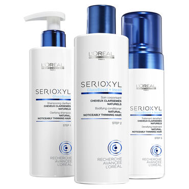 L'Oréal Professionnel Serioxyl Kit 1 for Natural Thinning Hair 600ml