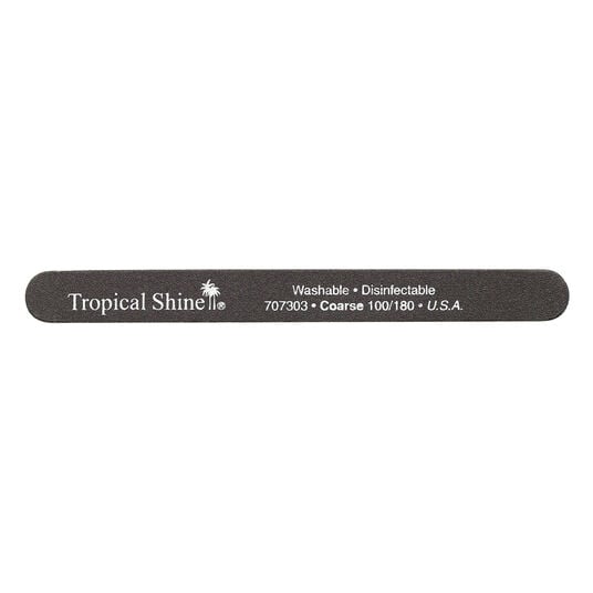 Tropical Shine Black Nail File (Coarse 100/Medium 180)