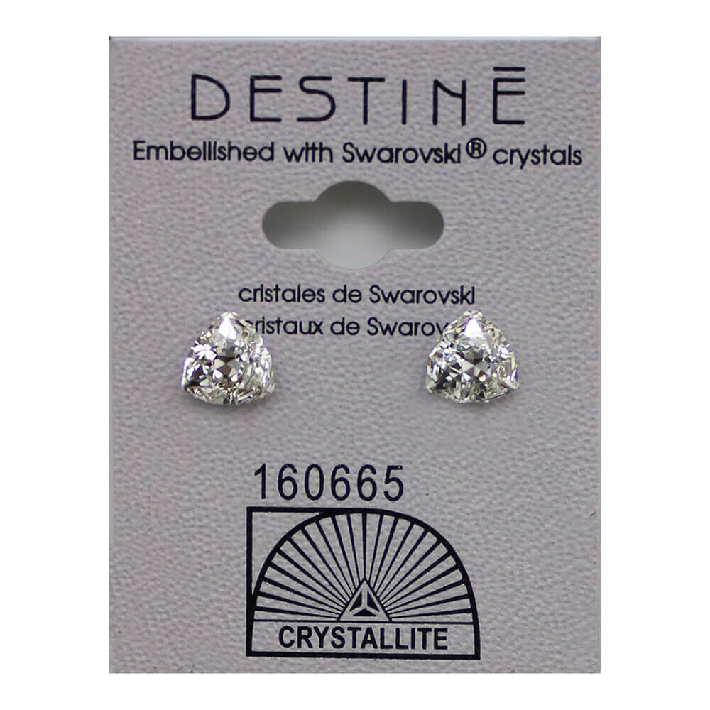 Crystallite Trilliant Stud Earrings