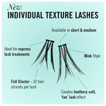 Salon System Naturalash Texture Individual Lashes, Medium Mink Style