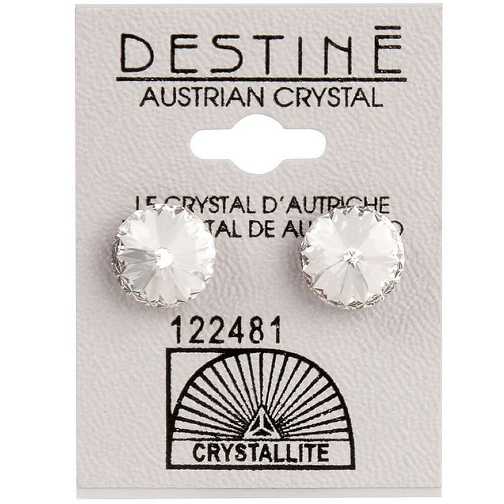 Crystallite Extra Large Rivoli Ear Studs 11mm