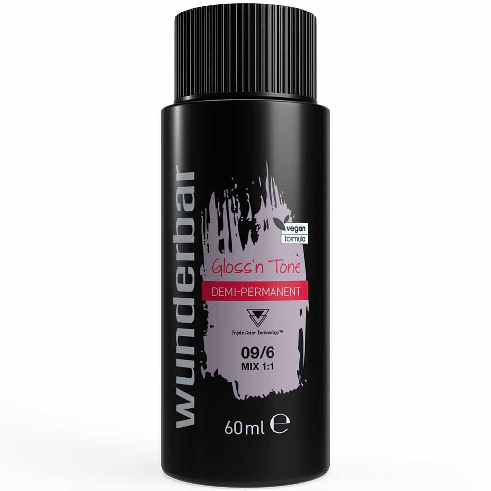 Wunderbar Gloss'n Tone Demi-Permanent Colour Liquid 09/6 Very Light Blond Violet 60ml