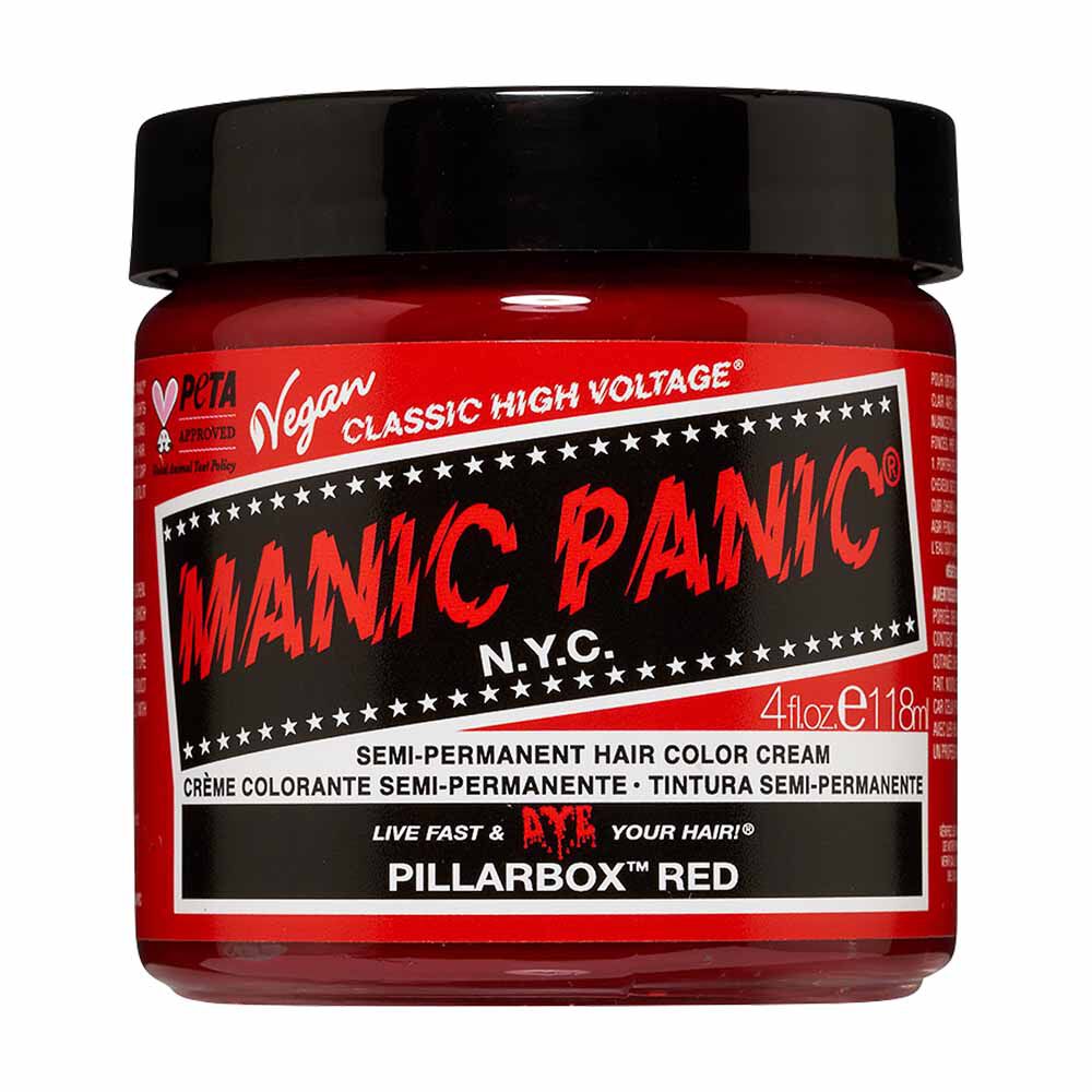 Manic Panic High Voltage Semi Permanent Hair Colour Cream - Pillarbox Red 118ml