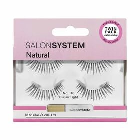 Salon System Natural Strip No.116 Volume Twin Pack