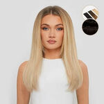 Beauty Works Celebrity Choice Slimline Tape Human Hair Extensions 16 Inch - Ebony 48g