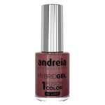 Andreia Professional Hybrid Gel Nail Polish - Fusion Color H61 Nude Brown, 10.5ml