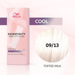 Wella Professionals Shinefinity Zero Lift Glaze - 09/13 Cool Toffee Milk 60ml