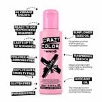 Crazy Color Semi Permanent Hair Colour Cream - Black 100ml