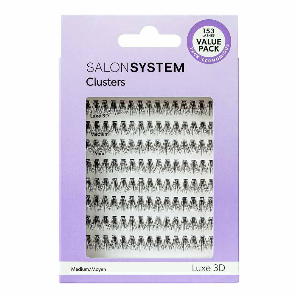 Salon System Individual Lash Luxe 3D Value Pack - Medium
