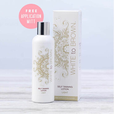 WHITE to BROWN Self Tanning Lotion Light 250ml