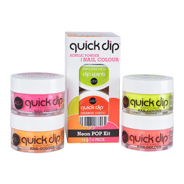 * ASP Quick dip Acrylic dipping powder nail colour, 14g x 4