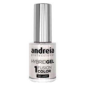 Andreia Professional Hybrid Gel Nail Polish - Fusion Color H1 White, 10.5ml