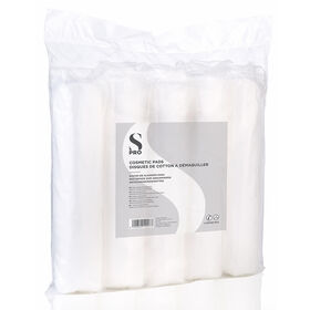 S-PRO Round Cosmetic Cotton Wool Pads, 5 x Packs of 100