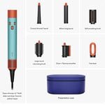 Dyson Airwrap i.d.™ Multi-styler and Dryer, Straight+Wavy Hair - Ceramic Patina and Topaz