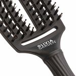 Olivia Garden Care Ionic Fingerbrush Hair Brush - Medium Black