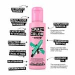 Crazy Color Semi Permanent Hair Colour Cream - Emerald Green 100ml