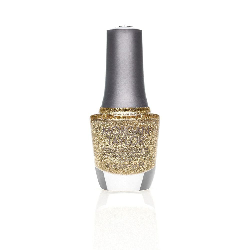 Morgan Taylor Long-lasting, DBP Free Nail Lacquer - Glitter And Gold 15ml