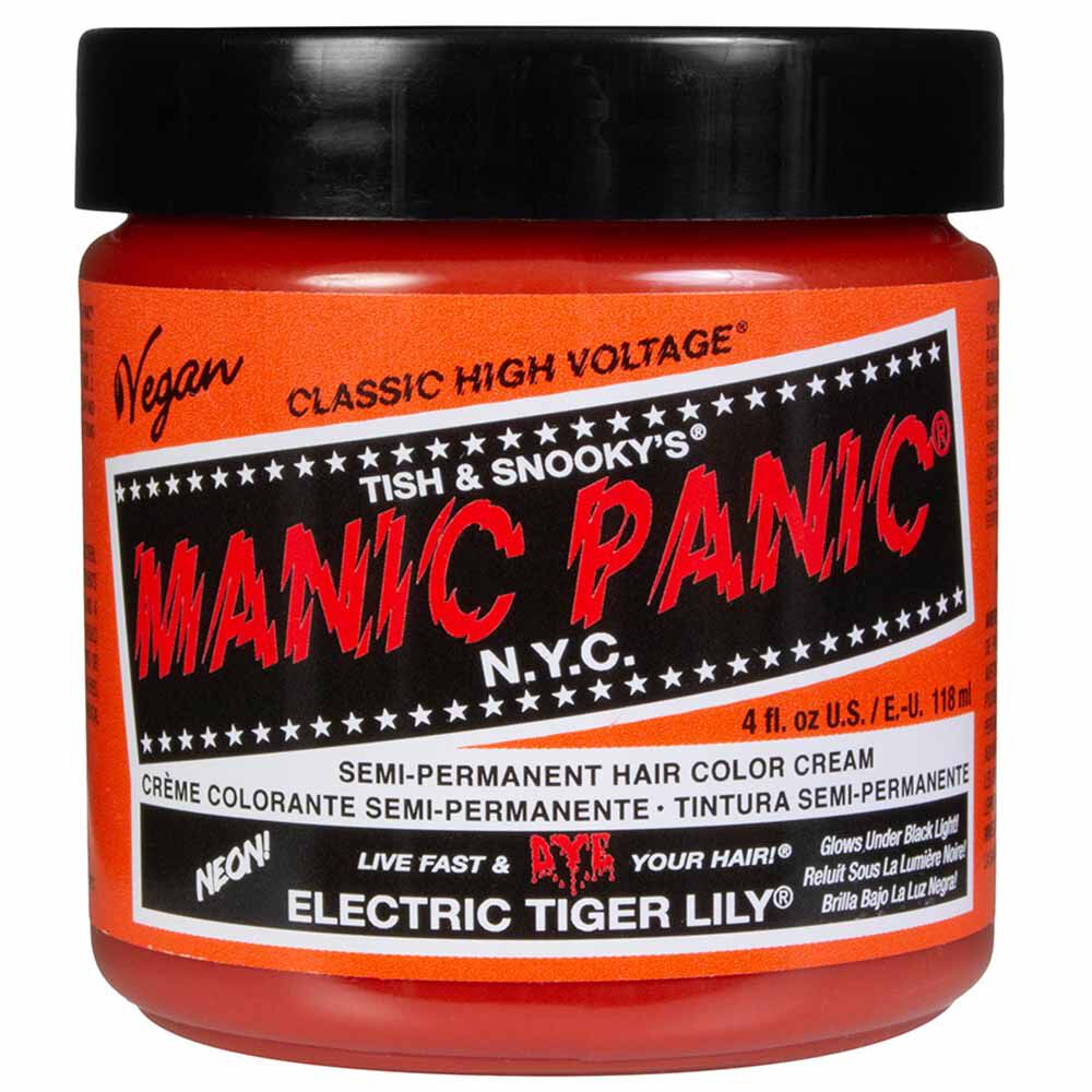 Manic Panic High Voltage Semi Permenant Hair Colour Cream - Electric Tiger Lily 118ml