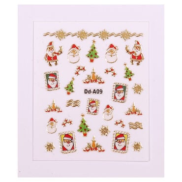 The Edge Nail FX Christmas Foil Nail Stickers - Santa's Grotto