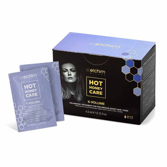 Elchim Hot Honey Care X-Volume Volumizing Hair Treatment, Pack of 12