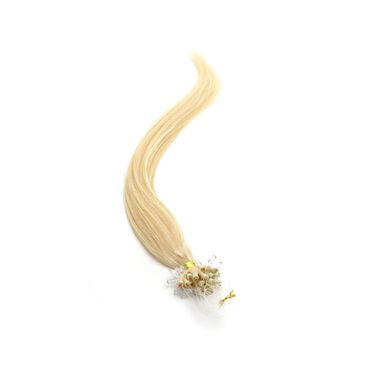 American Pride Micro Ring Human Hair Extension 18 Inch - 613 Blondie Blonde