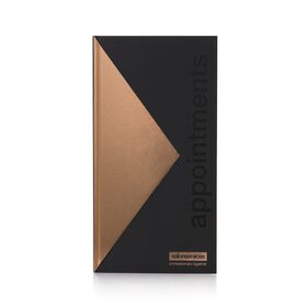 Salon Services Appointment Book - Black & Rose Gold