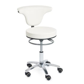 Sibel Swivel Stool White