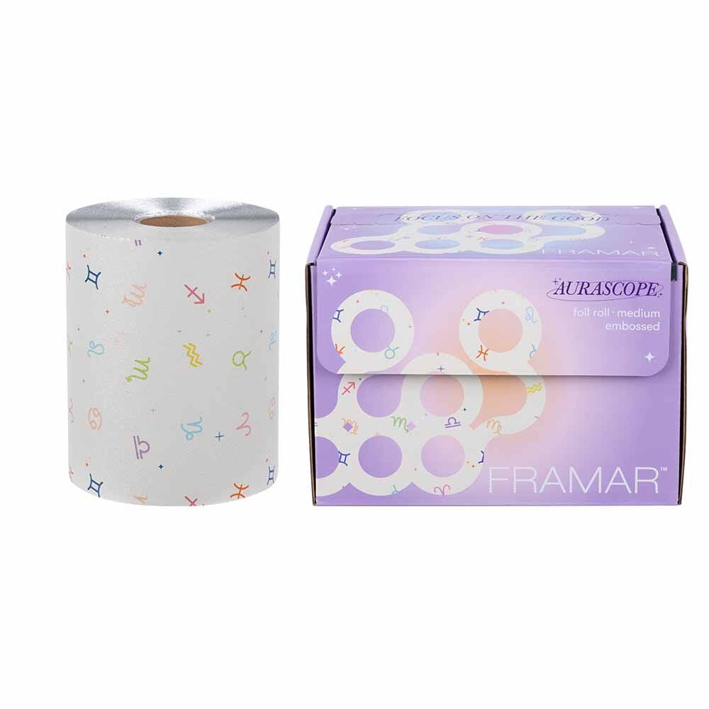 Framar Aurascope Medium Embossed Hair Foil Roll 320ft.